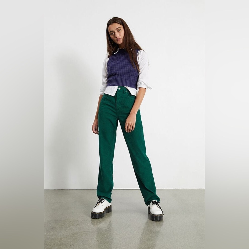 PacSun Dad Jeans Corduroy Green